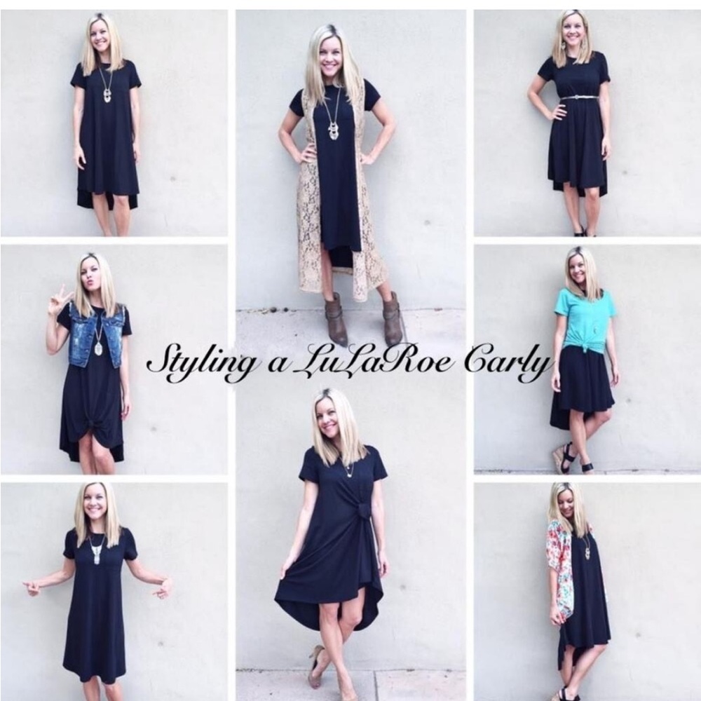 Lularoe Carly white & black plaid dress nwt Xxs Aline - Picture 4 of 4